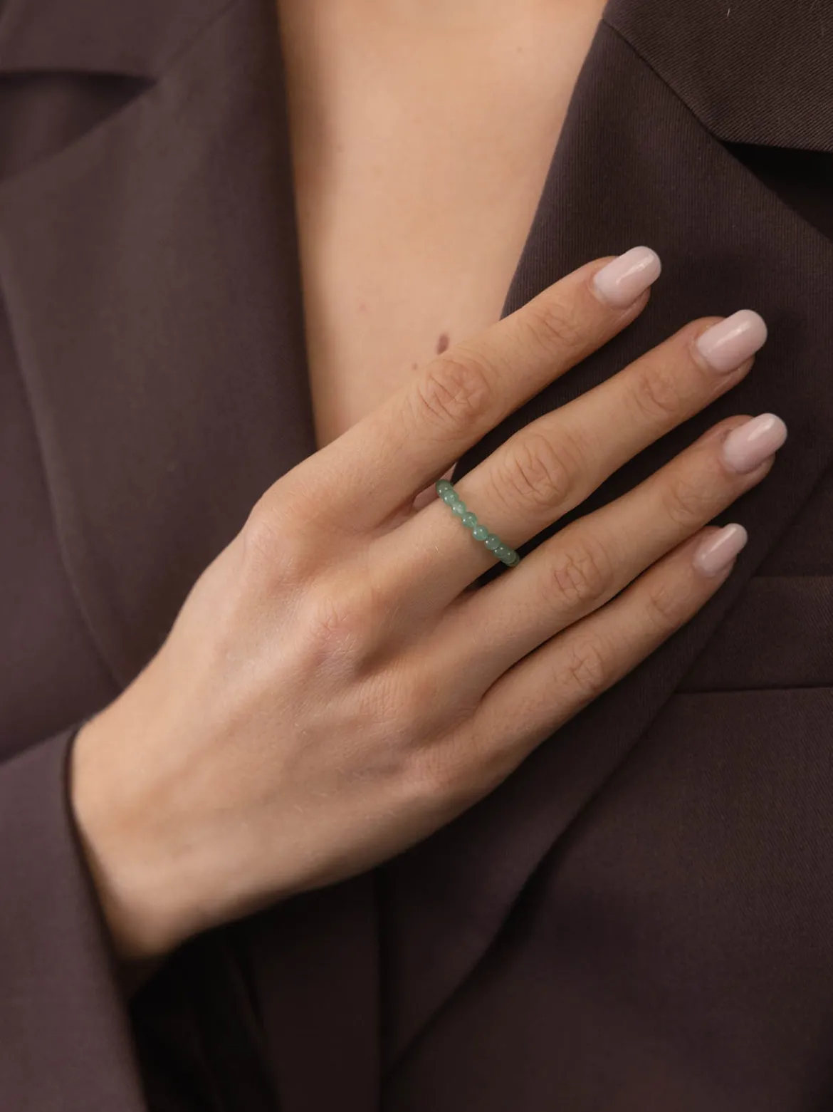 Aventurine Light Anxiety Ring