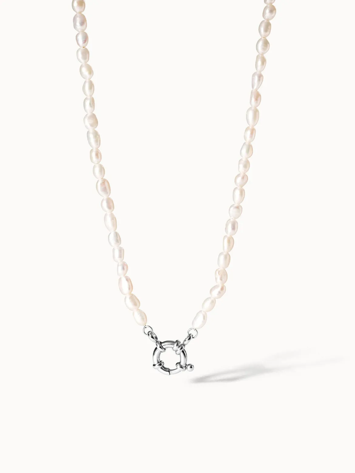 Charm Kette mit Perlen