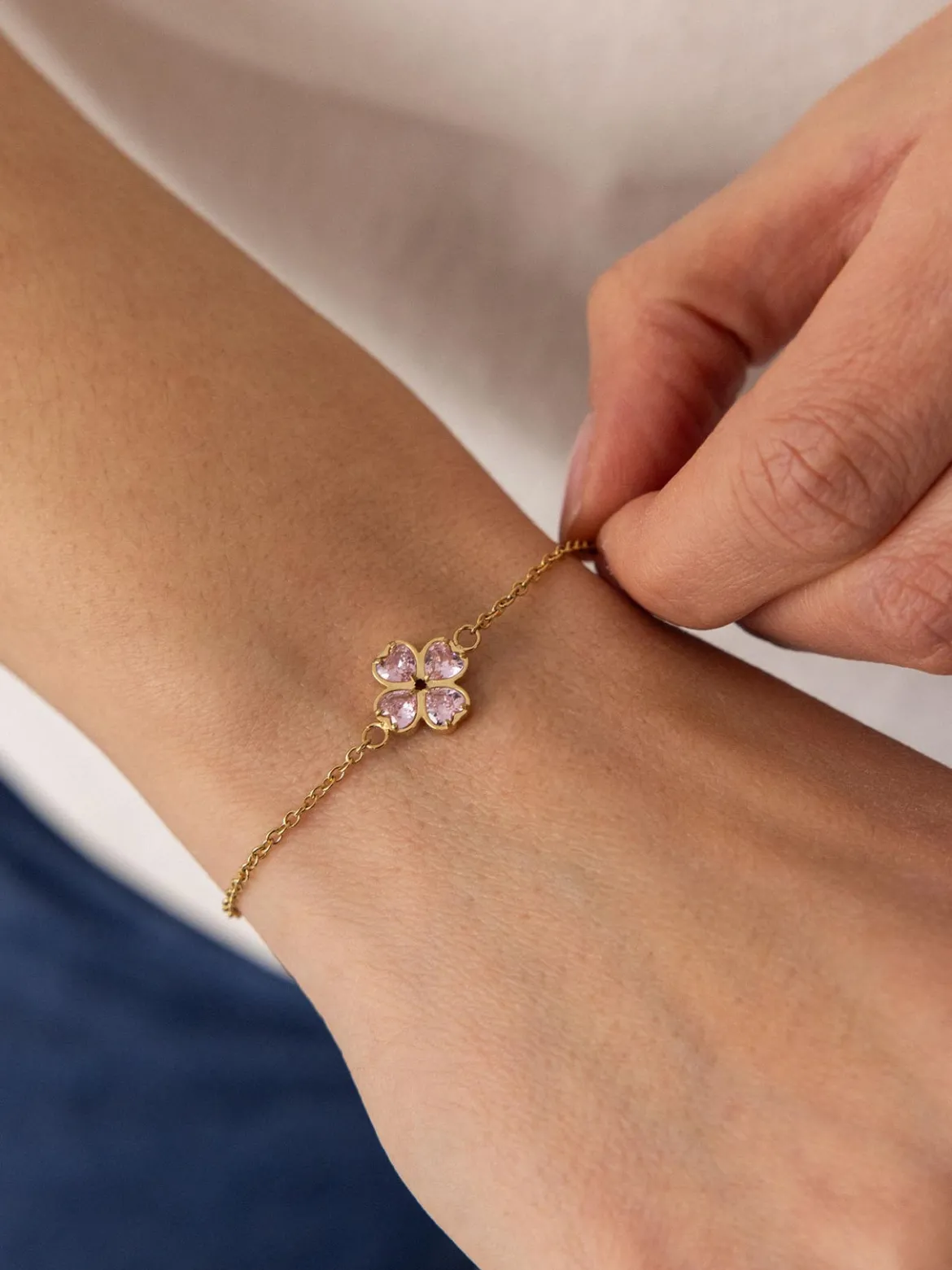 Cuore Rosé Armband