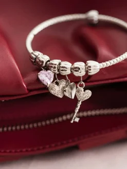 LEI Rosa Herz Charm
